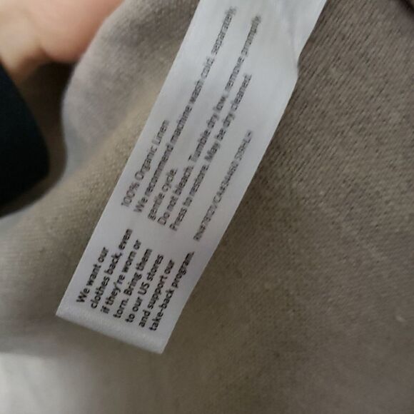 Eileen Fisher women's Petite Organic Linen Jacket medium cream - Picture 7 of 8